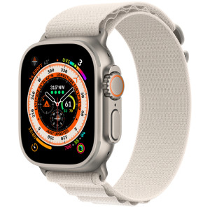 Смарт-часы Apple Watch Ultra GPS + Cellular 49mm Titanium Case with Starlight Alpine Loop S (MQFA3)