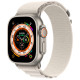 Смарт-часы Apple Watch Ultra GPS + Cellular 49mm Titanium Case with Starlight Alpine Loop S (MQFA3)