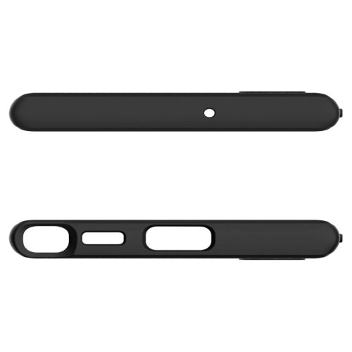 Чехол Spigen Liquid Air Galaxy S22 Ultra (ACS03915) Matte Black