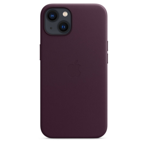 Кожаный чехол Apple MagSafe для iPhone 13 Dark Cherry