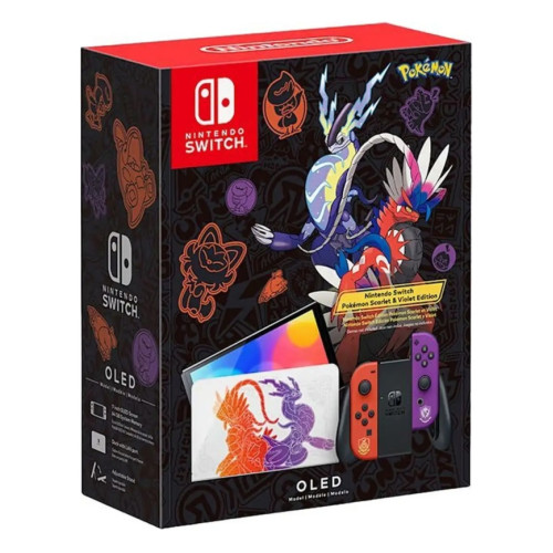 Игровая приставка Nintendo Switch OLED 64Gb Pokemon Scarlet & Violet Edition