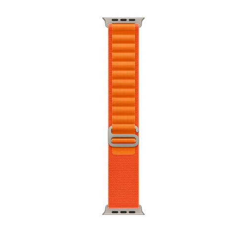 Смарт-часы Apple Watch Ultra GPS + Cellular 49mm Titanium Case with Orange Alpine Loop M (MQFJ3)