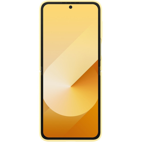 Чехол Samsung Silicone Case with Ring для Galaxy Z Flip6 Yellow