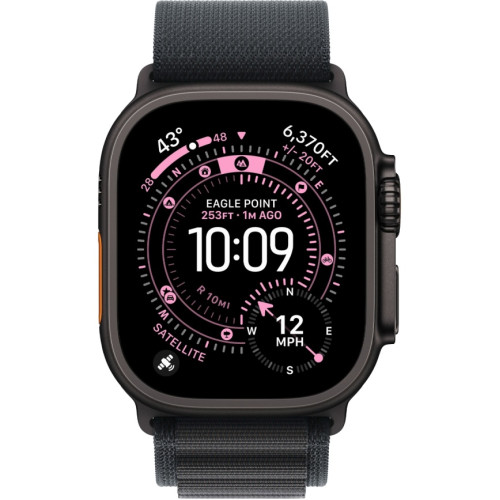 Смарт-часы Apple Watch Ultra 3 (2025) 49mm Black Titanium Case with Black Alpine Loop M