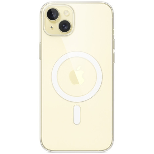 Силиконовый чехол Apple MagSafe для iPhone 15 Clear
