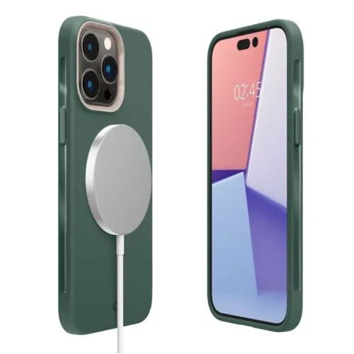 Чехол Spigen Cyrill UltraColor MagSafe для iPhone 14 Pro Max (ACS04878) Kale