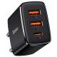 Сетевое зарядное устройство Baseus 30W Dual USB-A/USB-C CCXJ-E01 Black