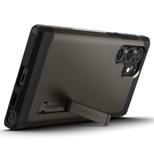 Чехол Spigen Tough Armor Galaxy S22 Ultra (ACS03924) Gunmetal