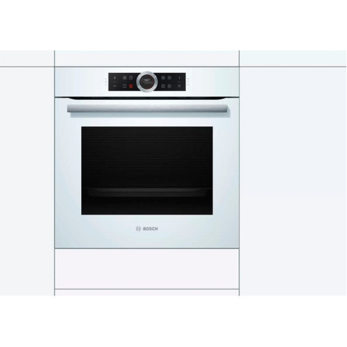 Электрический духовой шкаф Bosch Serie 8 HBG675BW1 White