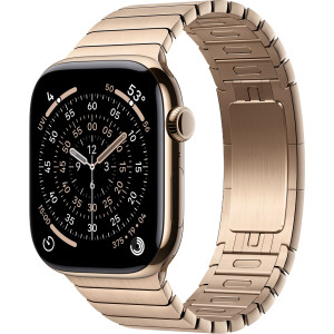 Смарт-часы Apple Watch Series 11 42mm Gold Titanium Case with Gold Link Bracelet