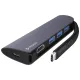 Хаб Deppa USB-C 5 в 1 (73125) Space Gray