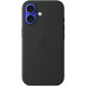 Чехол Apple Silicone Case with MagSafe для iPhone 16 Black
