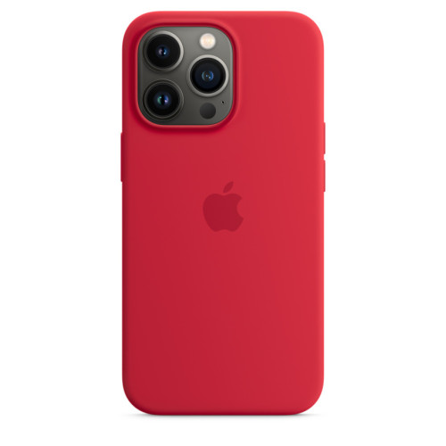 Силиконовый чехол Apple MagSafe для iPhone 13 Pro Red